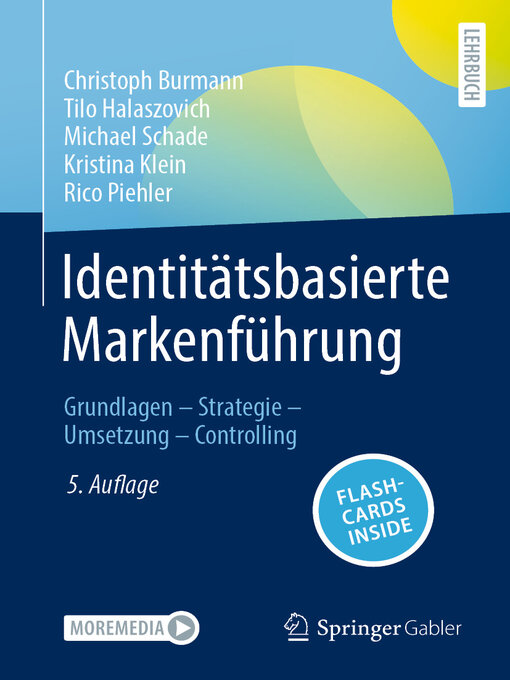 Title details for Identitätsbasierte Markenführung by Christoph Burmann - Available